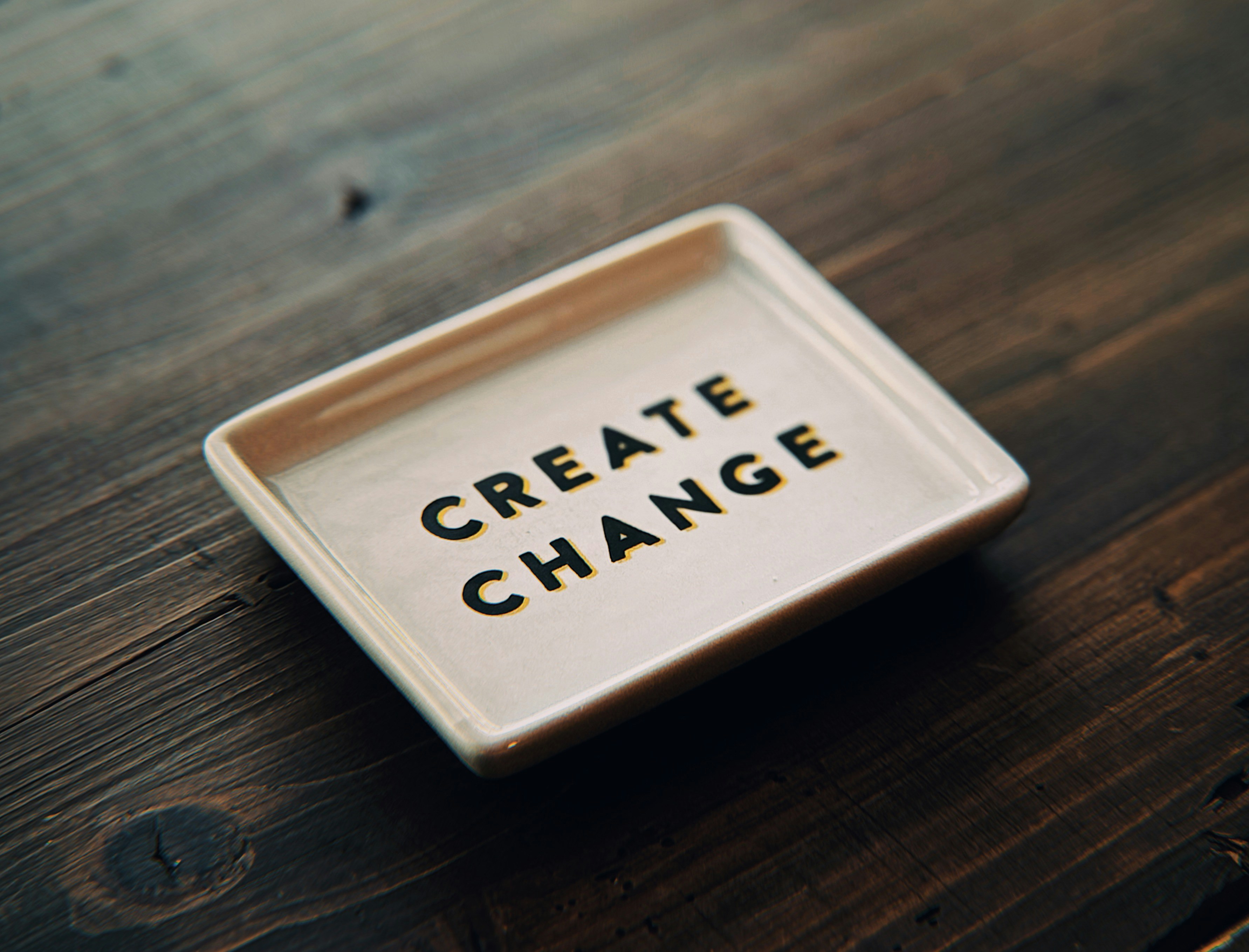 A notebook with the words change is coming, representing the repeated work of changing sleep habits